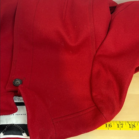 Banana Republic Women's Bold Red Trench Coat - Picture 13 of 16